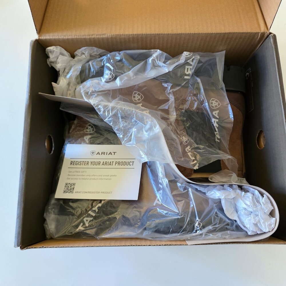 Ariat Wexford Lug H2O Waterproof Chelsea Boots Women's 8 Dark Earth DRYShield - Picture 8 of 16